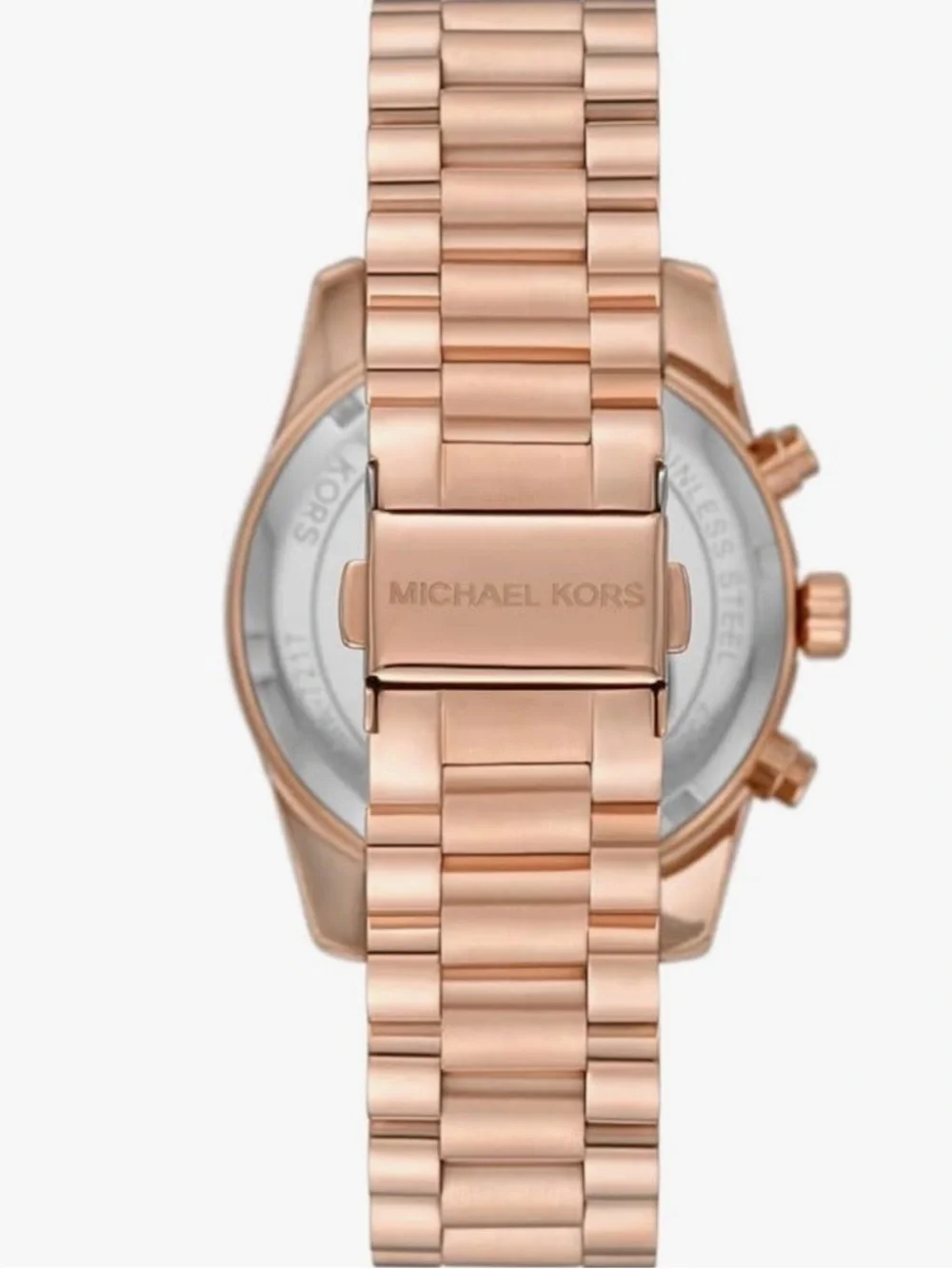 Michael Kors Lexington Chronograph Rose GoldTone Stainless Steel Bracelet Watch - Picture 4 of 13